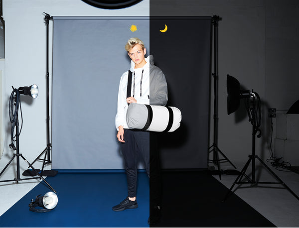 Reflective barrel bag