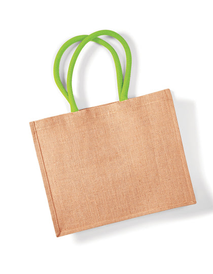 Shopper jute in verschillende kleuren